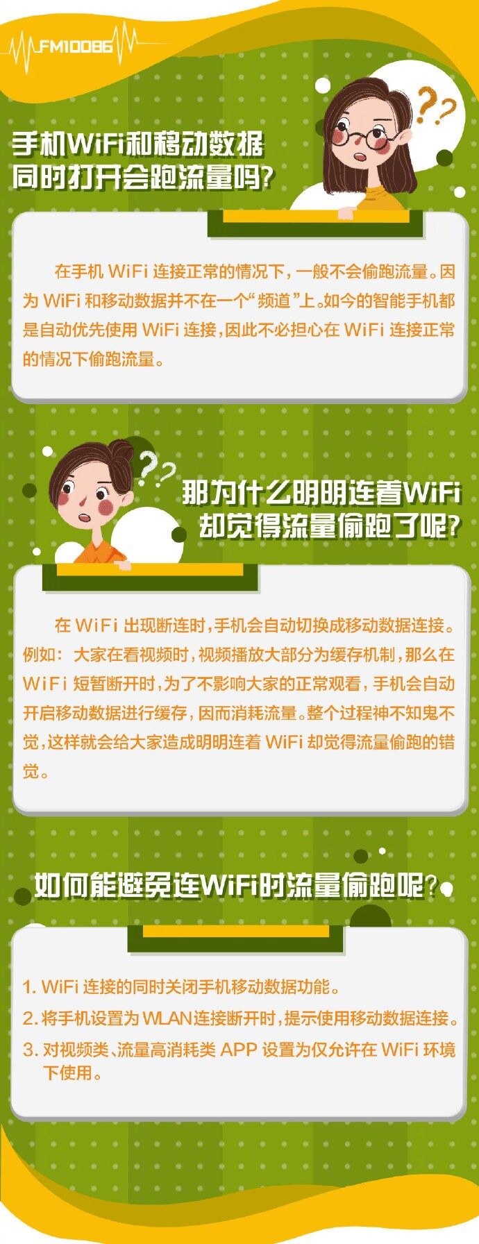 手机连接Wi-Fi后要关闭移动网络吗？官方这样回应