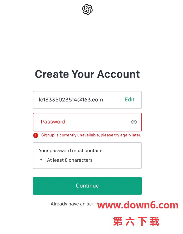 ChatGPT出现Signup is currently unavailable please try again later怎么办？Signup is currently unavailable please try again later错误解决方法